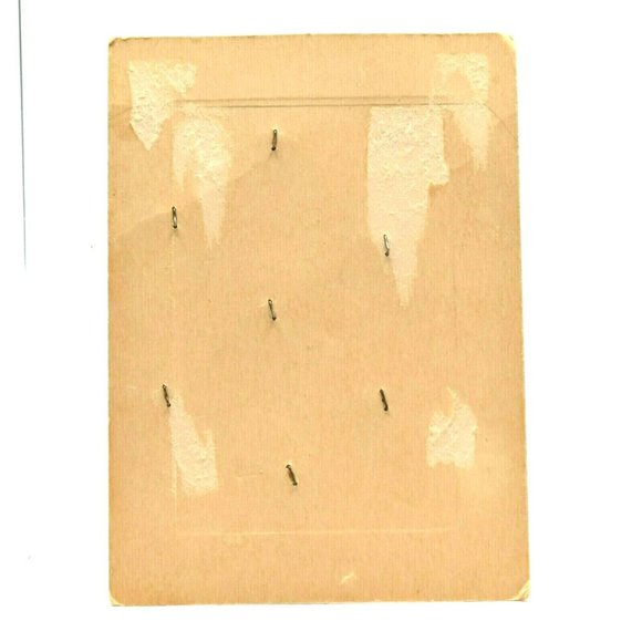 Vintage Flower Buttons on Card 7 Blue Buttons Latest Style Made in USA - Picture 5 of 5